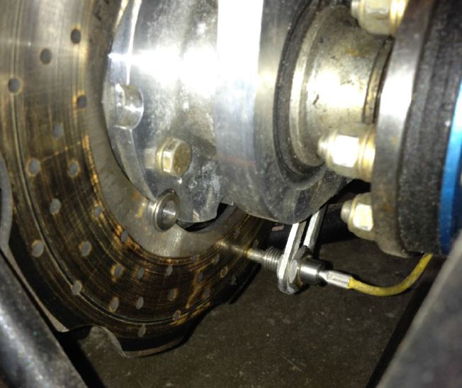 Rubbing Brake Disc Rotor Thermocouple Temperature Sensor